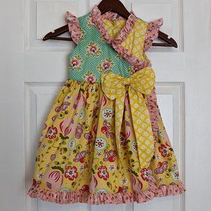 Jelly the Pug Mischa Dress (Bunnies & Bows Collection) Size 5